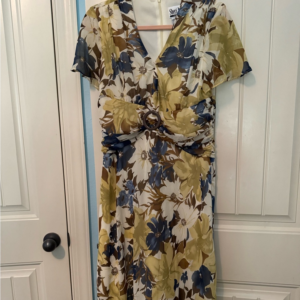 Sheri Martin floral  dress size 10.